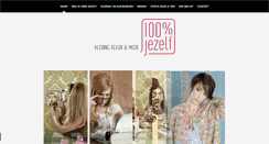 Desktop Screenshot of 100procentjezelf.nl